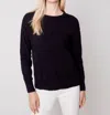 Charlie B Heart Back Sweater In Black In Green