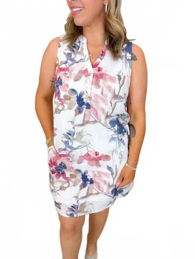 Charlie B Henly Sleeveless Dress In Multicolor
