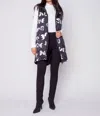 Charlie B Hooded Quilted Vest In Black In Black