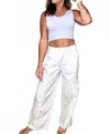 Charlie B Jump Into These Parachute Pants In White In White