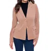 Charlie B Knit Corduroy Dressy Jacket In Truffle In Multi