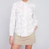 Charlie B Let Your Wild Side Free Top In Animal In White