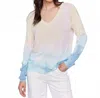 Charlie B Lightweight Long Sleeve Tie-dye Sweater In Multi In Multi