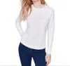 CHARLIE B LIGHTWEIGHT WITH RAW EDGES SWEATER IN CREAM