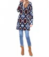 Charlie B Long Crochet Coat In Multi In Multi