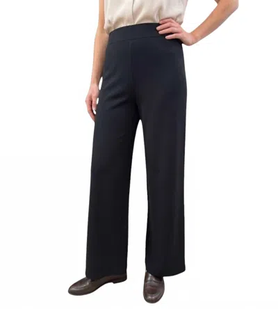 Charlie B Long Palazzo Pant In Black