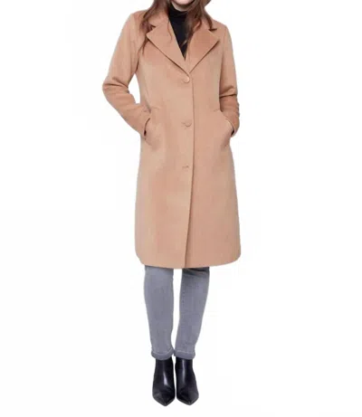 CHARLIE B LONG TRENCH COAT IN CAMEL