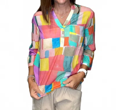 Charlie B Martinique Mosaic Top In Multi
