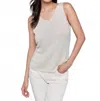 Charlie B Metallic Lurex Knit Cami In Gold In Gold