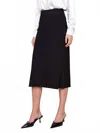 Charlie B Millie Gutsy Crepe Skirt In Black In Black