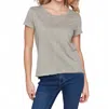 Charlie B Organic Cotton Slub T Shirt In Celadon In Gray