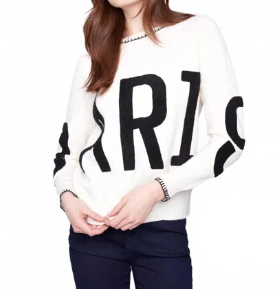 Charlie B Paris Boucle Sweater In White