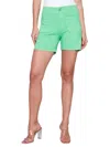 Charlie B Patch Pocket Short In Emerald In Gold