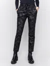 Charlie B Printed Jogger In Noir Black