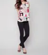 Charlie B Printed Reversible Comic Cami In White