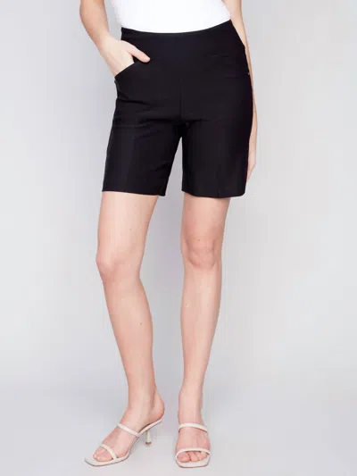 Charlie B Pull-on Short In Black