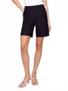 Charlie B Pull-on Stretch Shorts In Navy In Blue