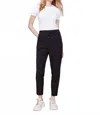 Charlie B Pull-on Techno Pant In Black In Black