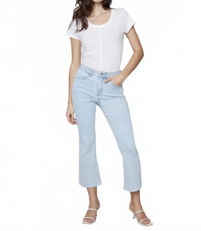 Charlie B Raw Hem Jean In Bleach Blue