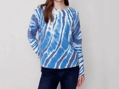 Charlie B Reversible Drop Shoulder In Blue