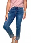 Charlie B Riverdale Stretch Denim Pant In Blue In Blue