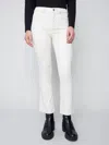 Charlie B Ruth Bootcut Stretch Twill Pants In White In White