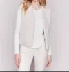 Charlie B Sherpa Reversible Truffle Vest In Ecru In White