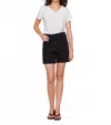 Charlie B Short With Patch Pockets In Black In Black