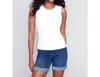 Charlie B Joy Top In Lotus In White