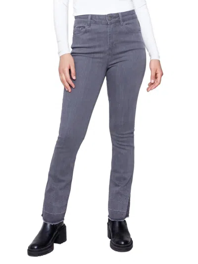 Charlie B Sparkle Release Hem Pant In Ombré In Multi
