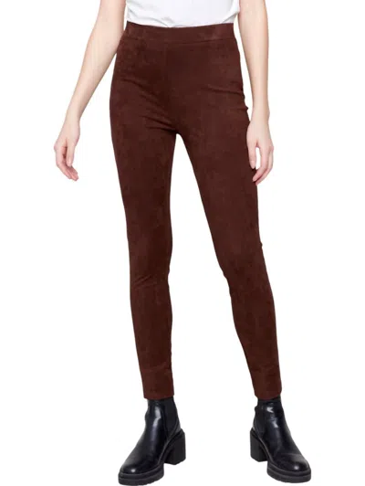 Charlie B Stitch Detail Pull-on Pants In Mocha In Brown