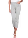 Charlie B Stretch Colored Twill Pants In Grey In Grey