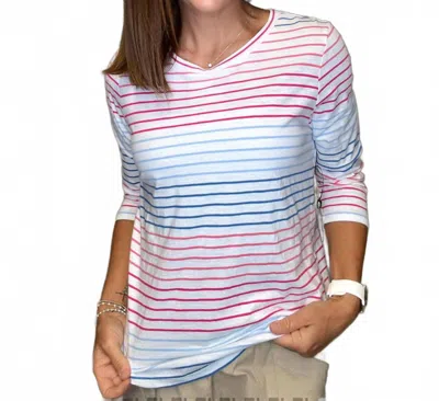 Charlie B Stripes Are For Me Knit Top In Multi