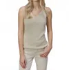 Charlie B V-neck Lurex Thread In Gold In Neutral