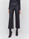 Charlie B Wax Flare Leg Pant In Black