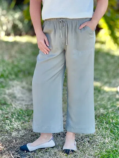 Charlie B Weekend Away Jogger Pants In Sage In Blue
