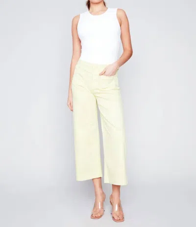 Charlie B Wide Leg Pants In Anise In Multi