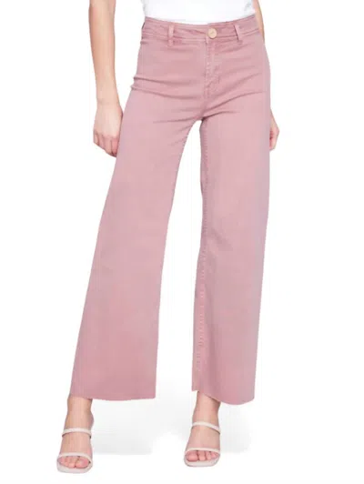 Charlie B Wide Leg Pants In Woodrose In Multi