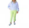 Charlie B Women's Anise Embroidered Top In White In Green