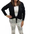 Charlie B Women's Bolero Sweater Top In Multi In Black