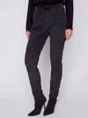 Charlie B Women's Corduroy Printed Jogger In Porto In Multi