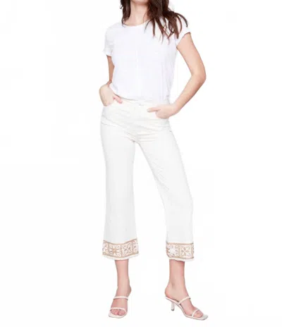 Charlie B Women's Cuffed Ankle Jeans In Natural