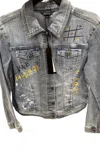 Charlie B Women's Denim Jacket In Light Blue In Blue