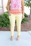 Charlie B Women's Frayed Hem Denim Jeans In Lemonade In Multi