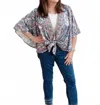 Charlie B Women's Kimono Top In Multi In Multi