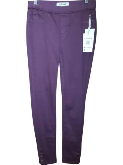 Charlie B Women's Pull On Twill Pants In Porto