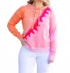 Charlie B Women's Reverse Printed Cotton Hoodie In Multi In Multi
