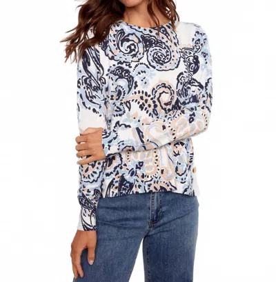 Charlie B Women's Side Button Sweater In Rococo In White
