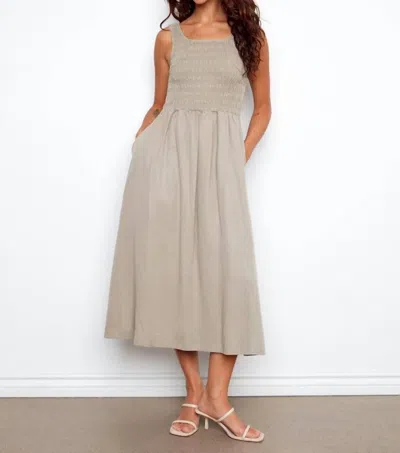 Charlie B Women's Sleeveless Tencel Maxi Dress In Sage In Multi