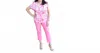 Charlie B Women's Solid Pull On Stretch Cropped Cuffed Pant In Pink In Pink